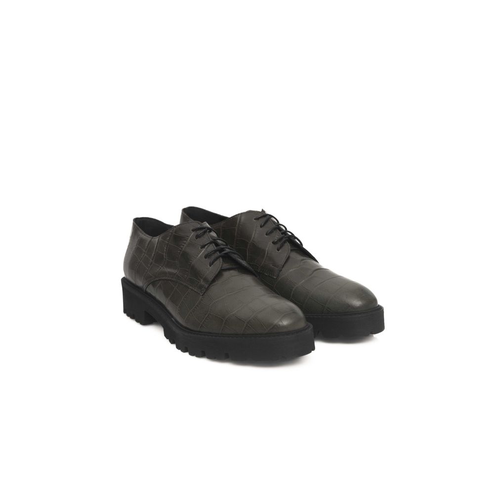 Cerruti 1881 Damen-Loafer aus grünem Leder