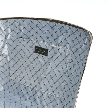 Trussardi Grüne Leder Herren Clutch