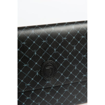 Trussardi Schwarze Polyester-Männer-Clutch