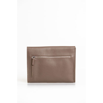 Trussardi Braune Polyester Herren Clutch