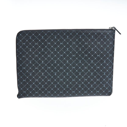 Trussardi Schwarze Leder Herren Clutch