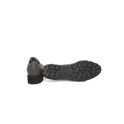 Cerruti 1881 Damen-Loafer aus grauem Rindsleder