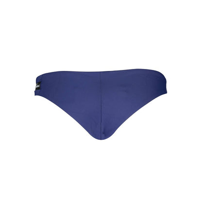 Karl Lagerfeld Blue Elastane Swimwear
