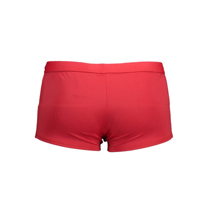 Karl Lagerfeld Red Elastane Swimwear