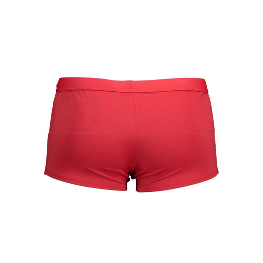 Karl Lagerfeld Red Elastane Swimwear