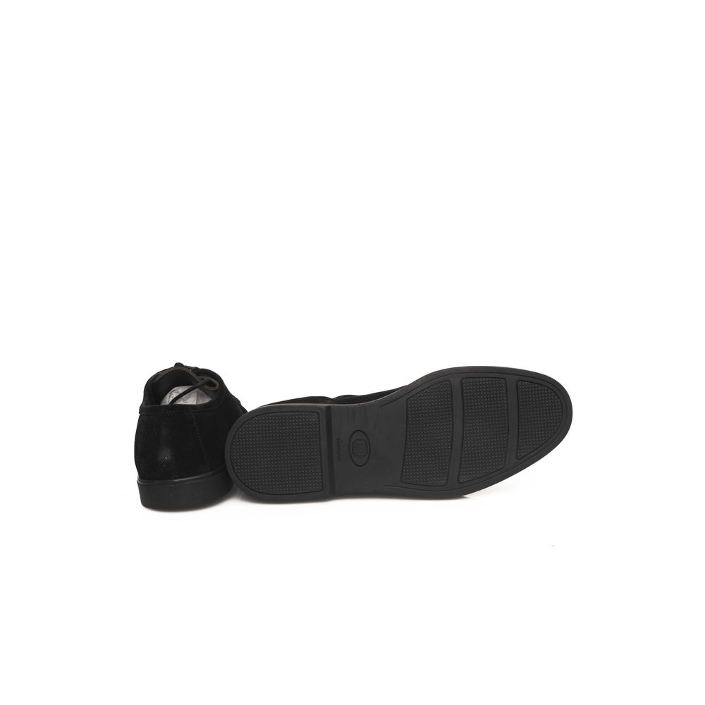 Cerruti 1881 Herren-Derbyschuh aus schwarzem Rindsleder