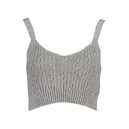 Tommy Hilfiger – Graues Baumwollhemd