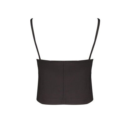 Calvin Klein – Schwarzes Elastanhemd