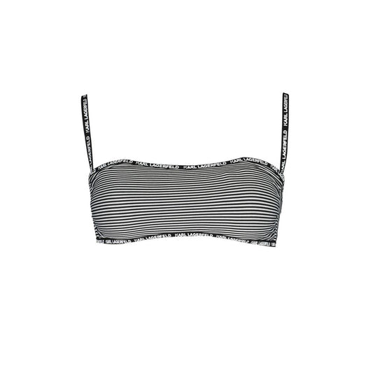 Karl Lagerfeld – Schwarze Bademode aus Elastan