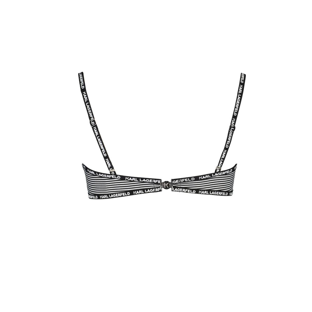 Karl Lagerfeld – Schwarze Bademode aus Elastan