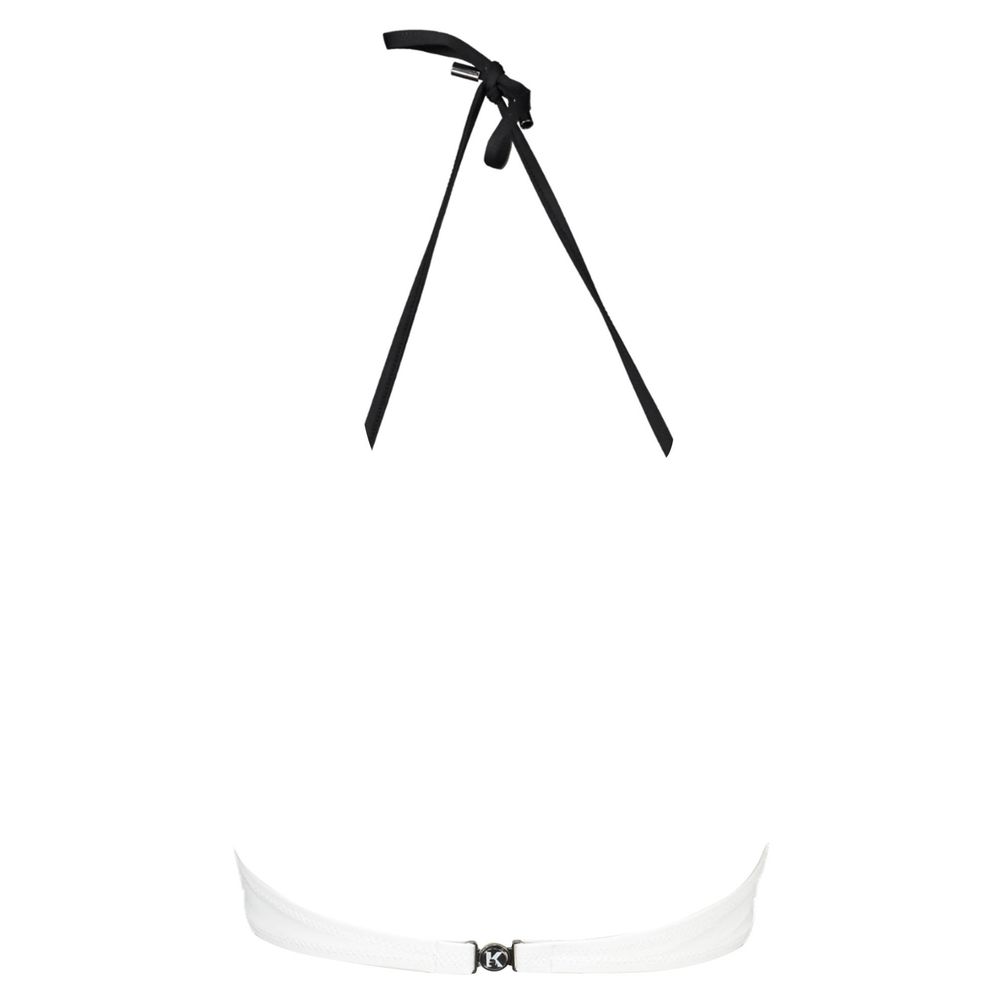 Karl Lagerfeld – Weiße Bademode aus Elastan