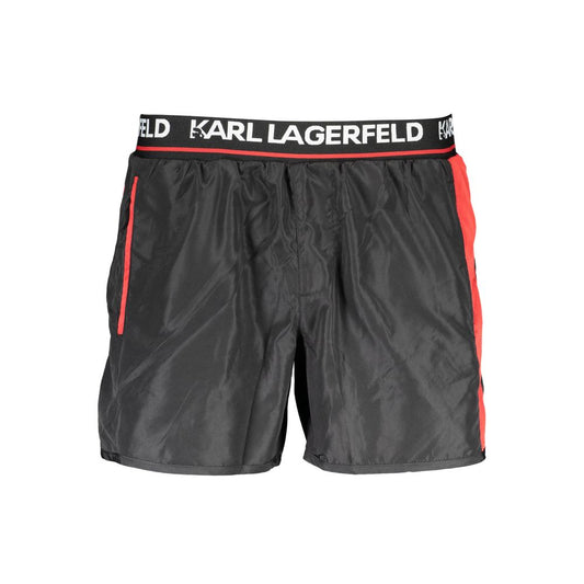 Karl Lagerfeld Schwarze Polyester-Bademode