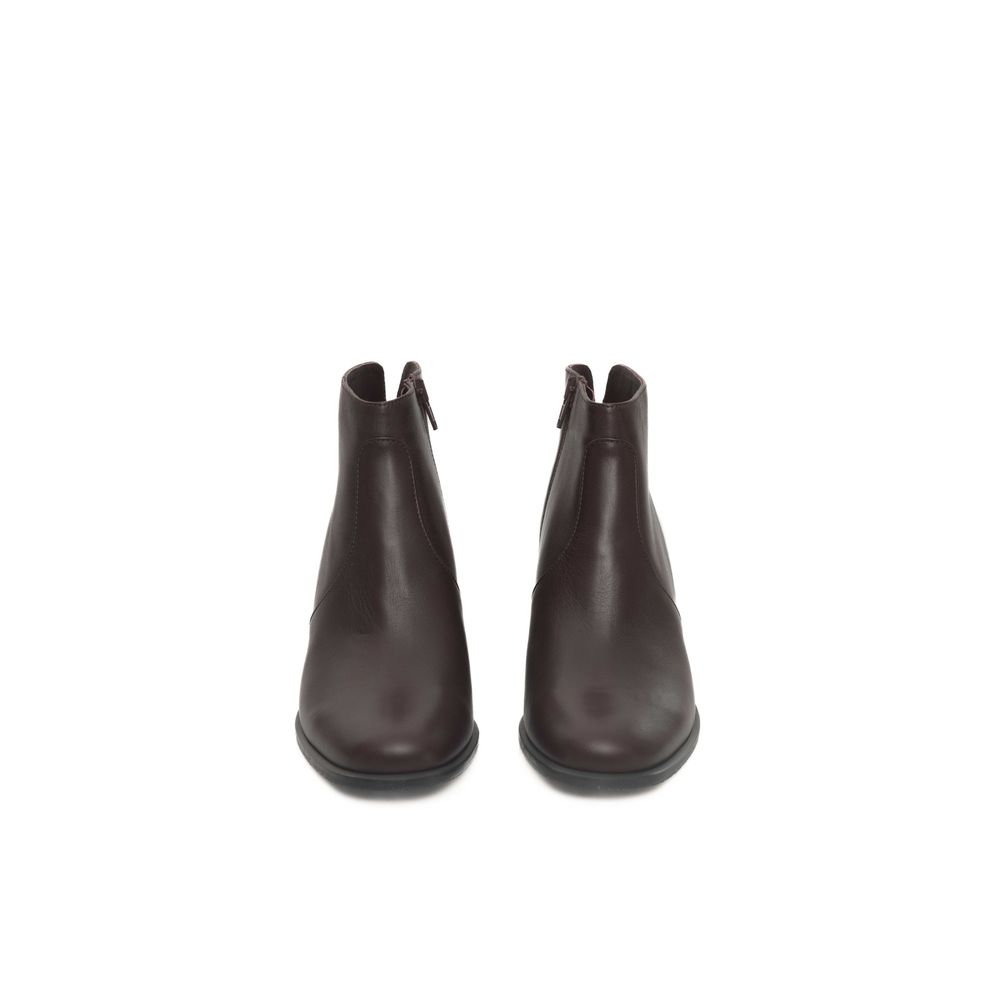 Cerruti 1881 Burgunder Rindsleder Damenstiefel