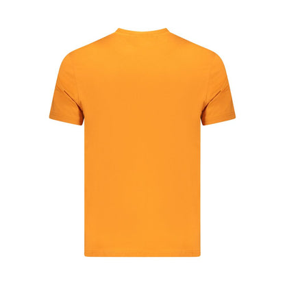 Napapijri Orange Cotton Men T-Shirt