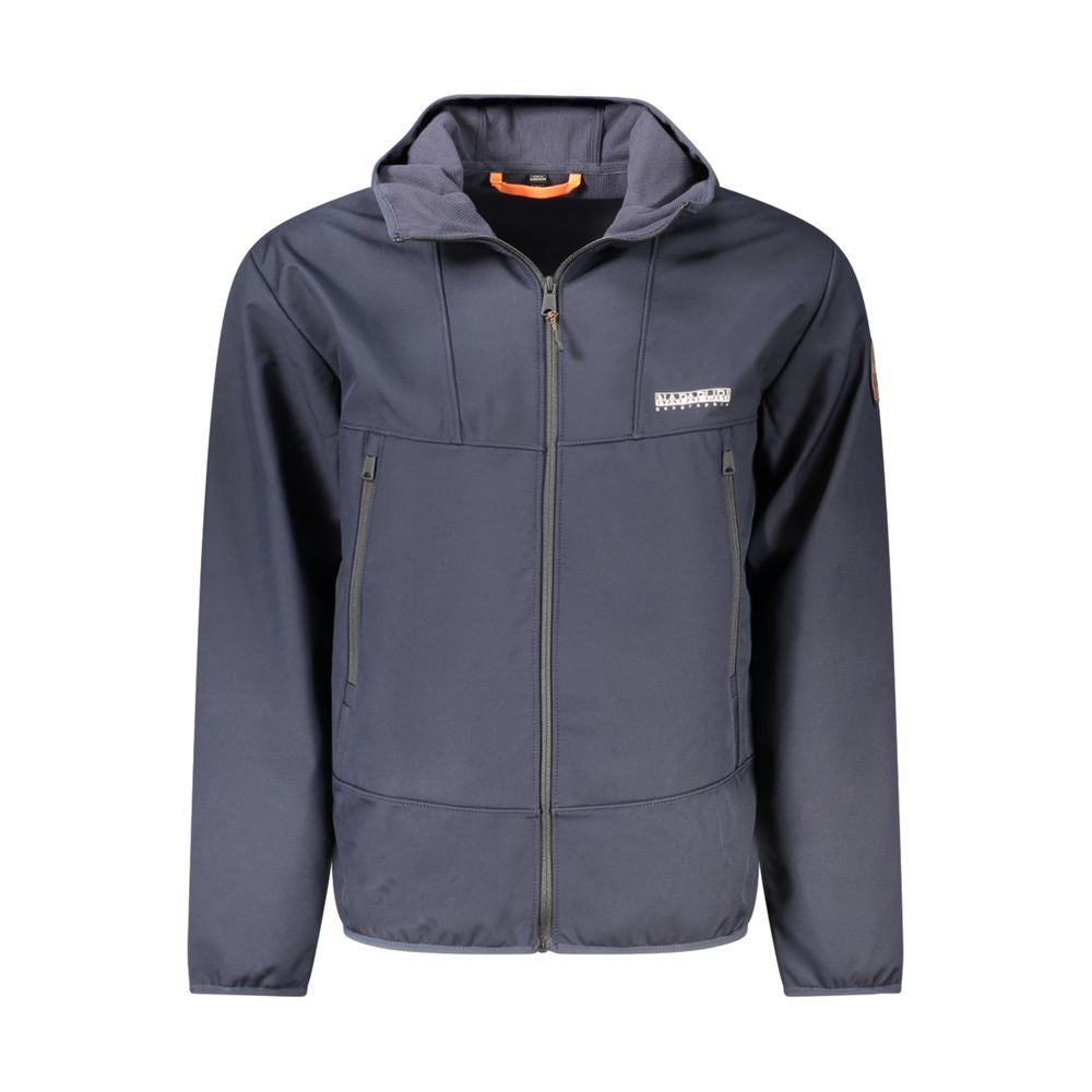 Napapijri Blaue Polyester-Herrenjacke