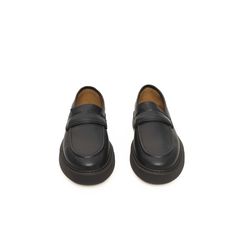 Cerruti 1881 Herren-Loafer aus blauem Rindsleder