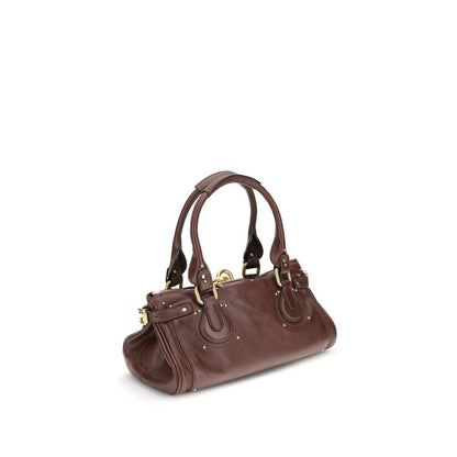 Chloé Bordeaux Schultertasche aus Büffel-Leder