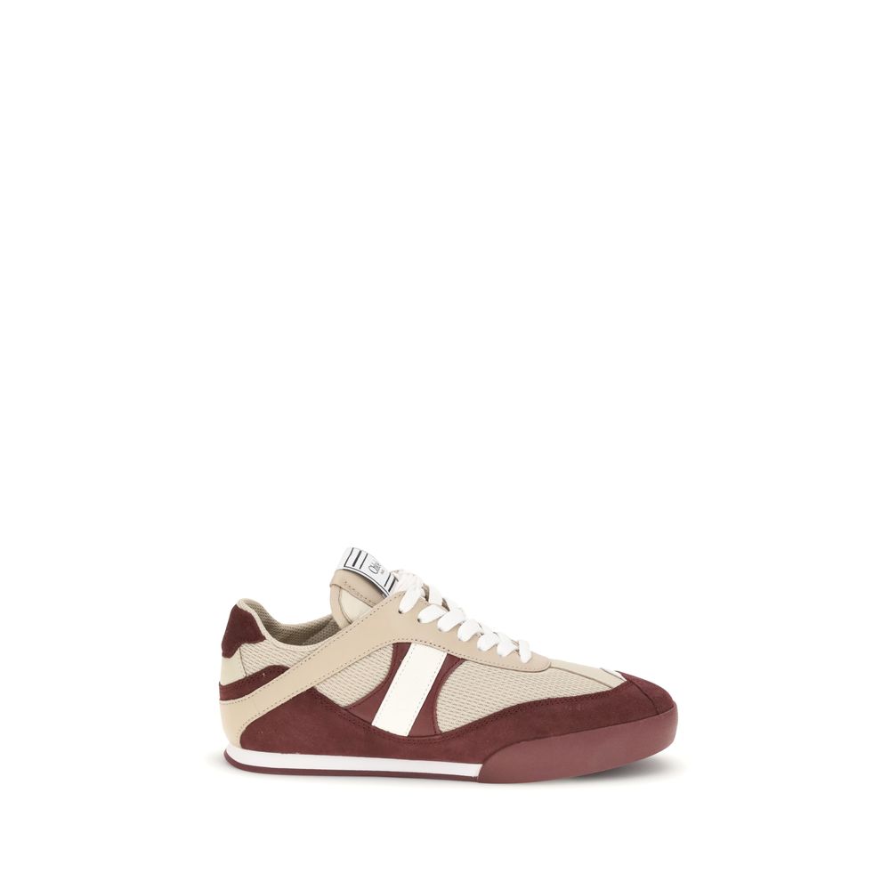 Chloé Mehrfarbige Kalbsleder-Sneaker aus Bos Taurus Leder