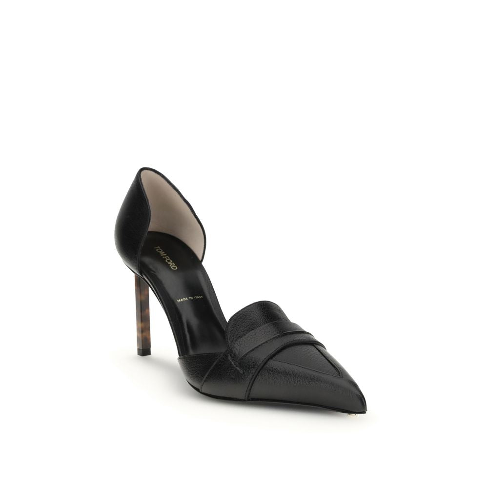 Tom Ford Pumps aus schwarzem Leder