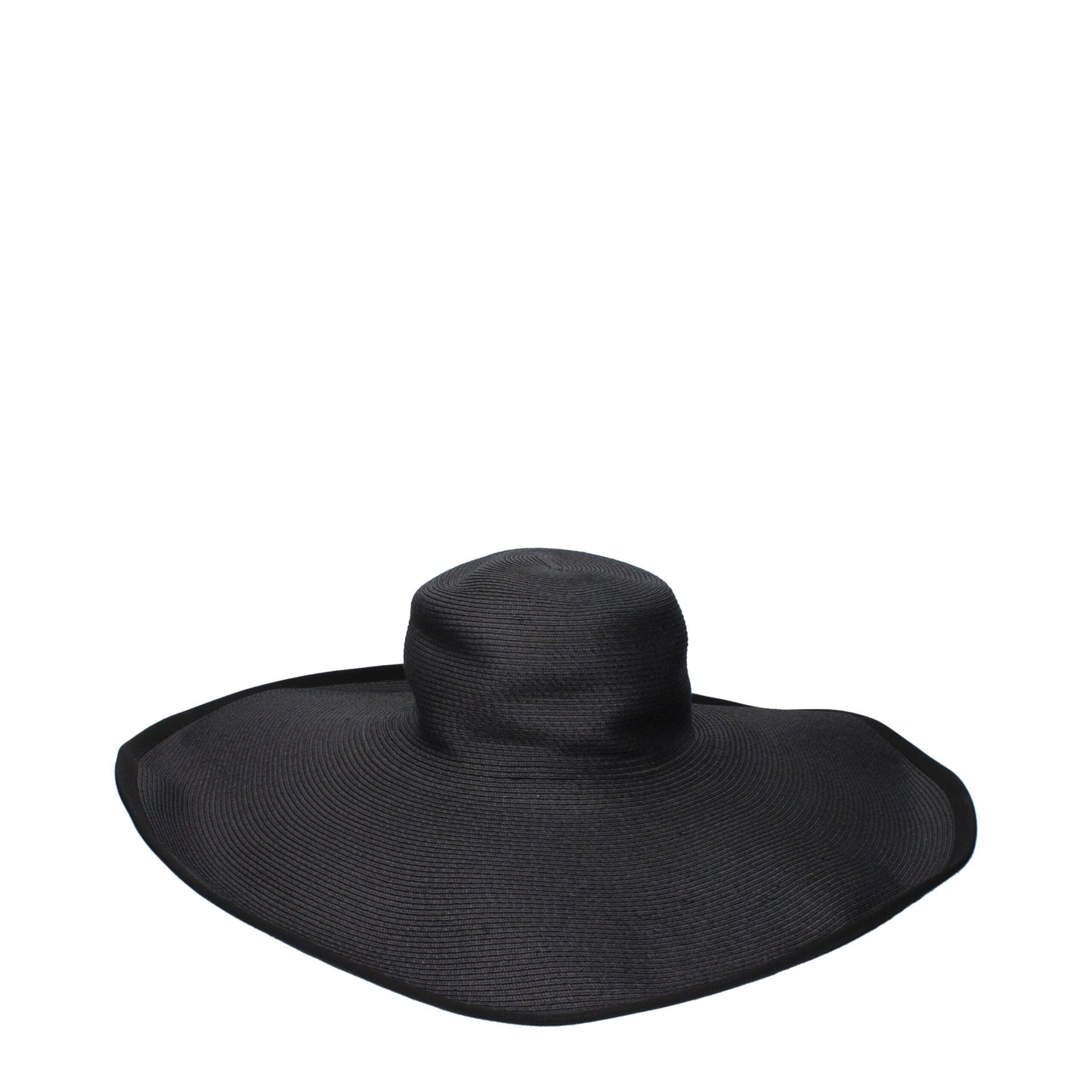 Max Mara – Sonnenhüte aus schwarzem Papier