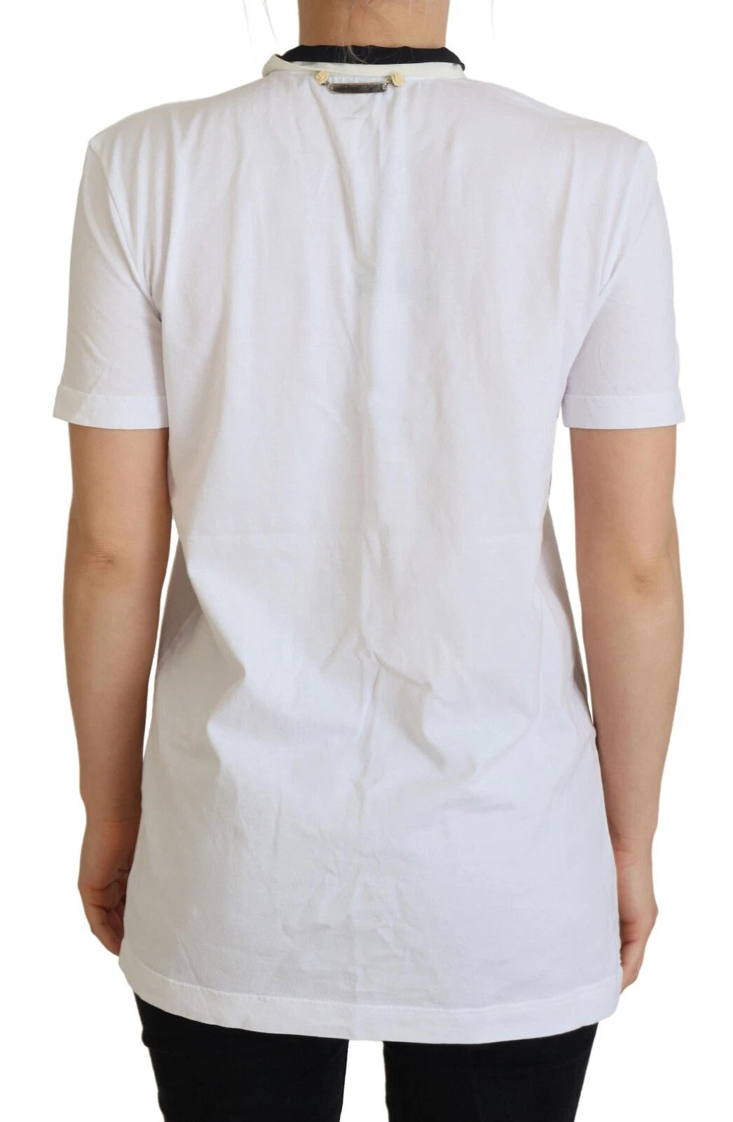 Dolce &amp; Gabbana – Weißes T-Shirt mit LOVE-Print aus Baumwolle