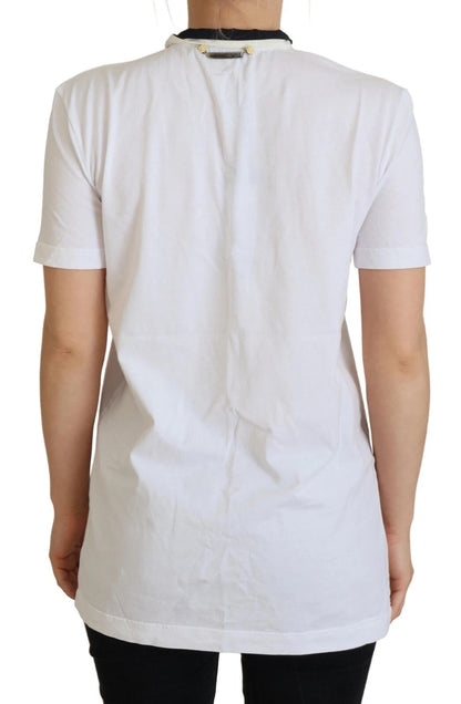 Dolce &amp; Gabbana – Weißes T-Shirt mit LOVE-Print aus Baumwolle