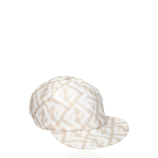 Fendi Beige Seidenkappe (Baseballkappe)