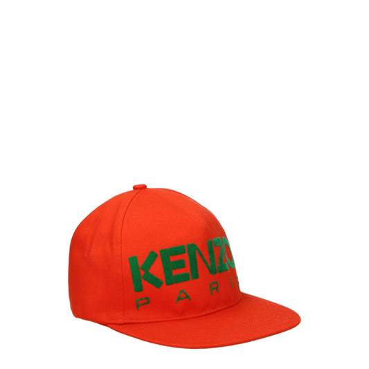 Kenzo Orange Baumwollkappen (Baseballmütze)