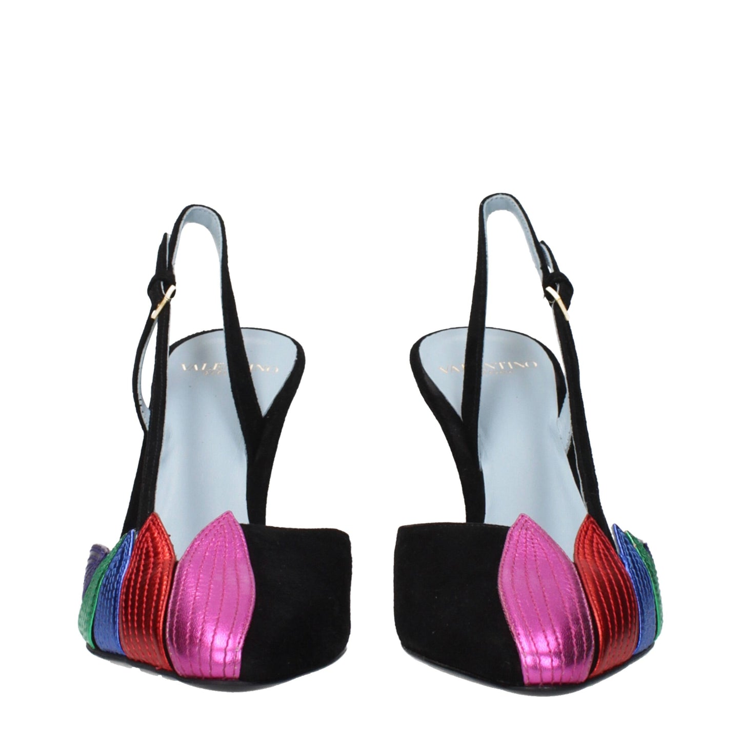 Valentino Garavani – Pumps aus schwarzem Leder mit hohem Absatz