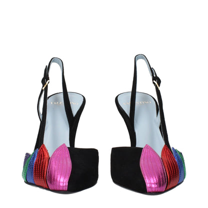 Valentino Garavani – Pumps aus schwarzem Leder mit hohem Absatz