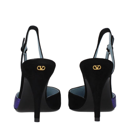 Valentino Garavani – Pumps aus schwarzem Leder mit hohem Absatz