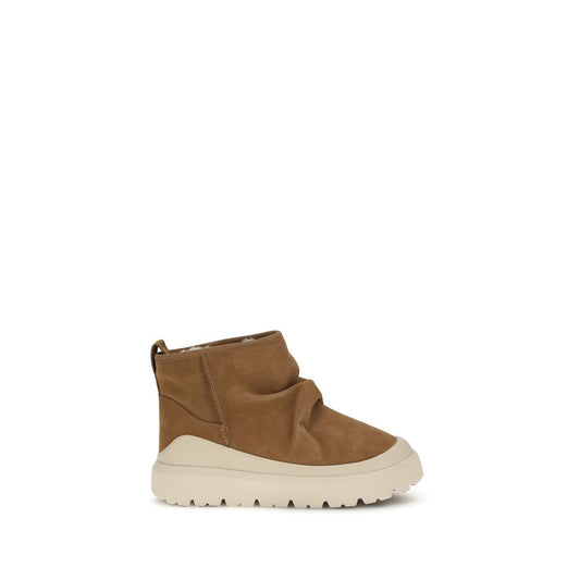 UGG Brown Leather Ankle Boots