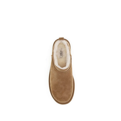 UGG Brown Leather Ankle Boots