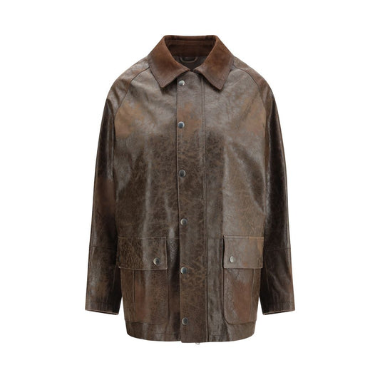 Valstar Lederjacke in Braun