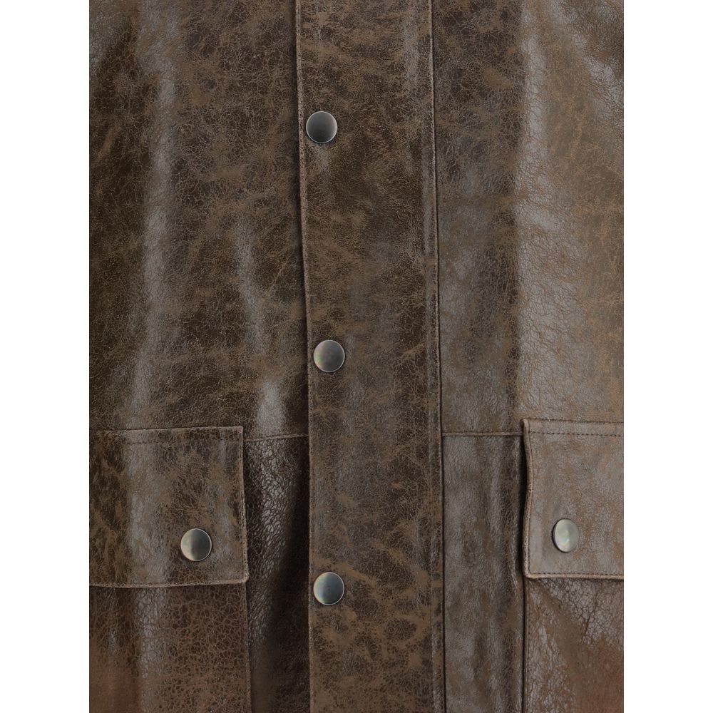 Valstar Lederjacke in Braun