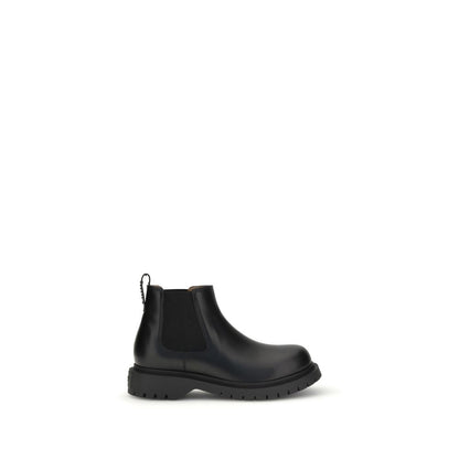 Givenchy Chelsea-Stiefel aus schwarzem Bullenleder