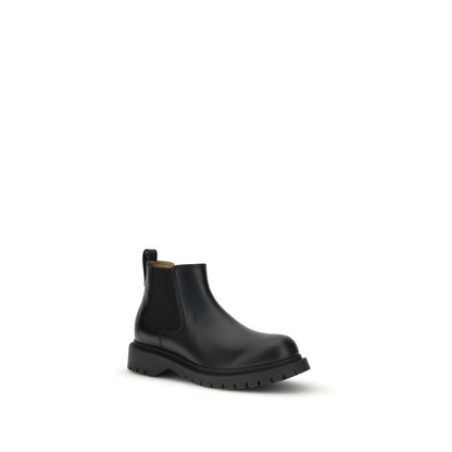 Givenchy Chelsea-Stiefel aus schwarzem Bullenleder
