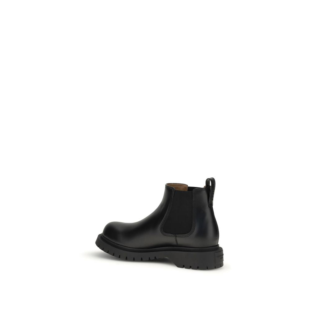 Givenchy Chelsea-Stiefel aus schwarzem Bullenleder