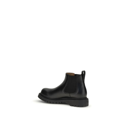 Givenchy Chelsea-Stiefel aus schwarzem Bullenleder