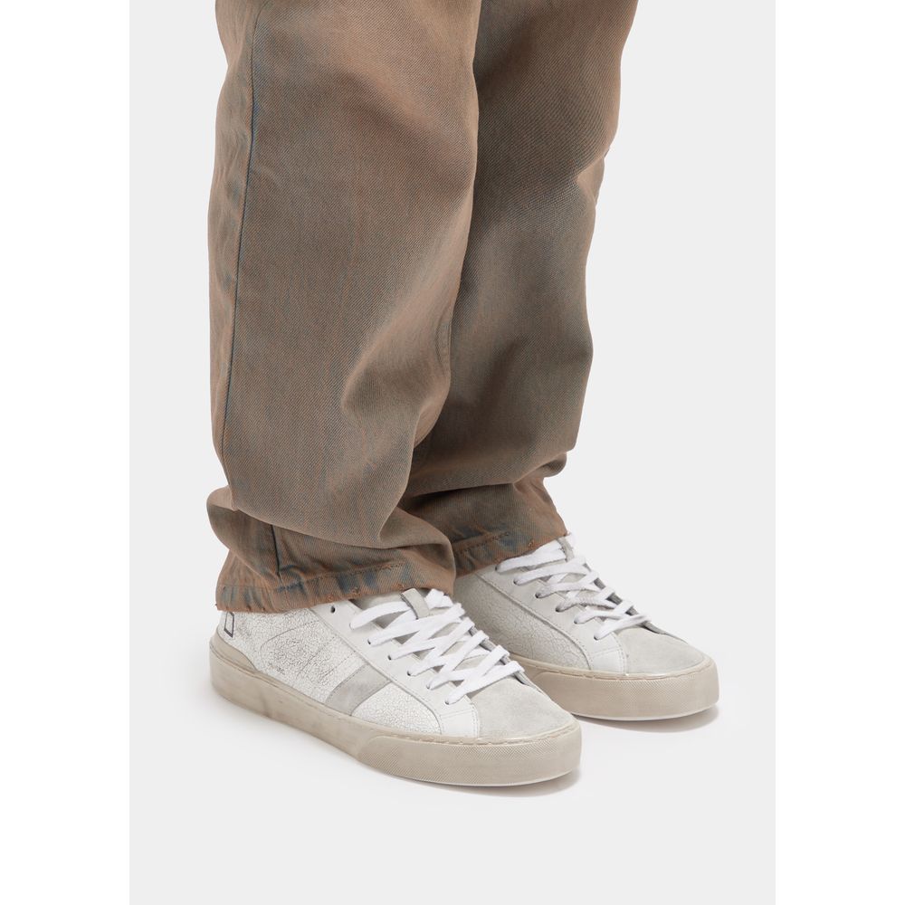 DATE Sneaker aus weißem Leder