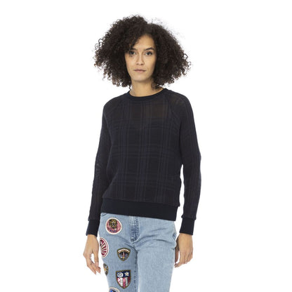 Mr&amp;Mrs Italy Blaues Baumwollhemd für Damen