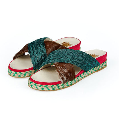 Mr&amp;Mrs Italy Mehrfarbige Dankalia Damen-Slipper