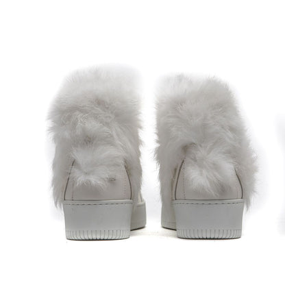 Mr&Mrs Italy White Cotton Women Sneaker