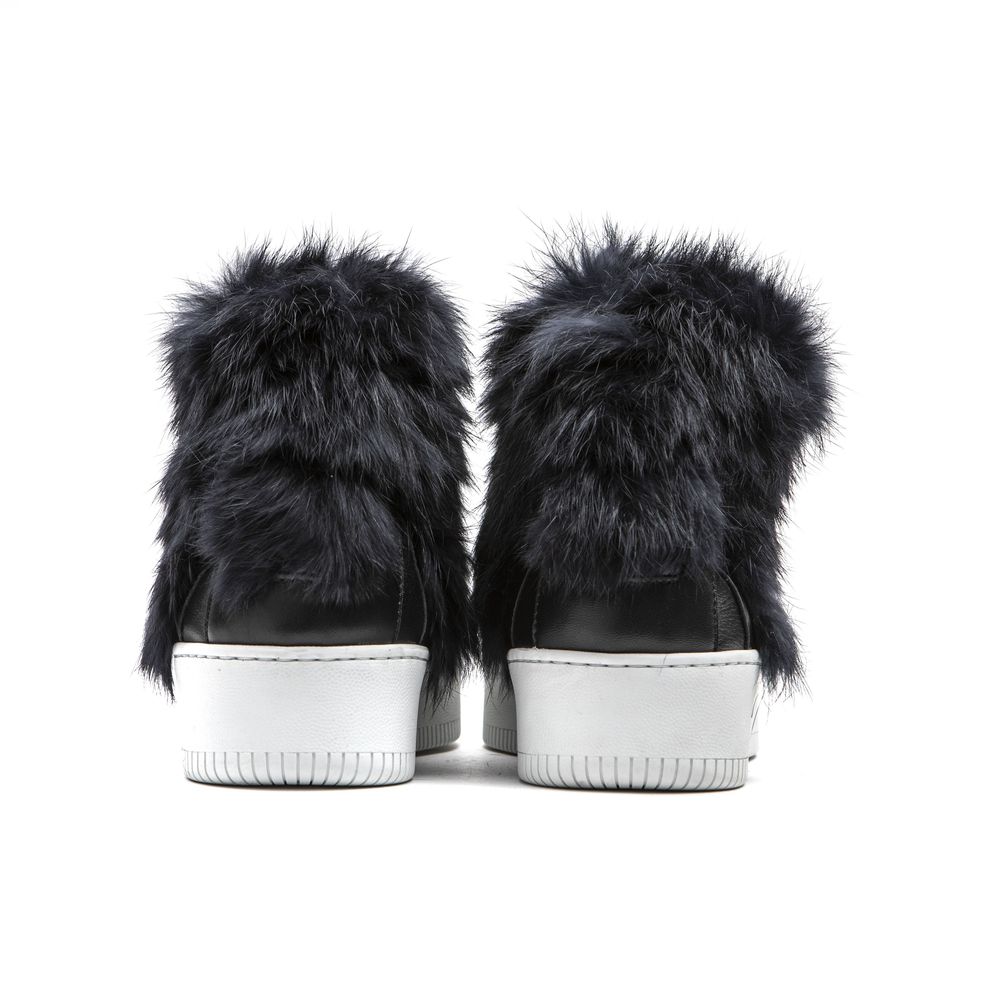 Mr&amp;Mrs Italy Damen Sneaker aus blauer Baumwolle