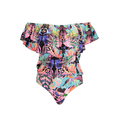Desigual Schwarzer Polyester-Bodysuit
