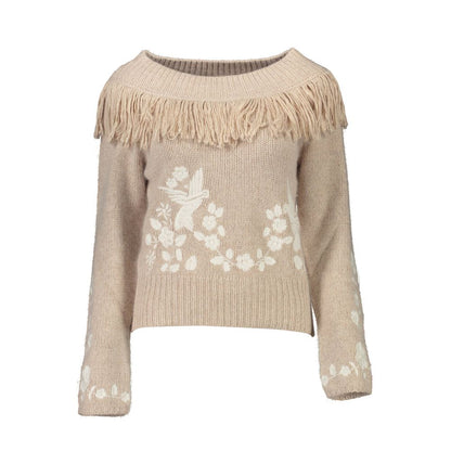Blugirl Beige Wollpullover