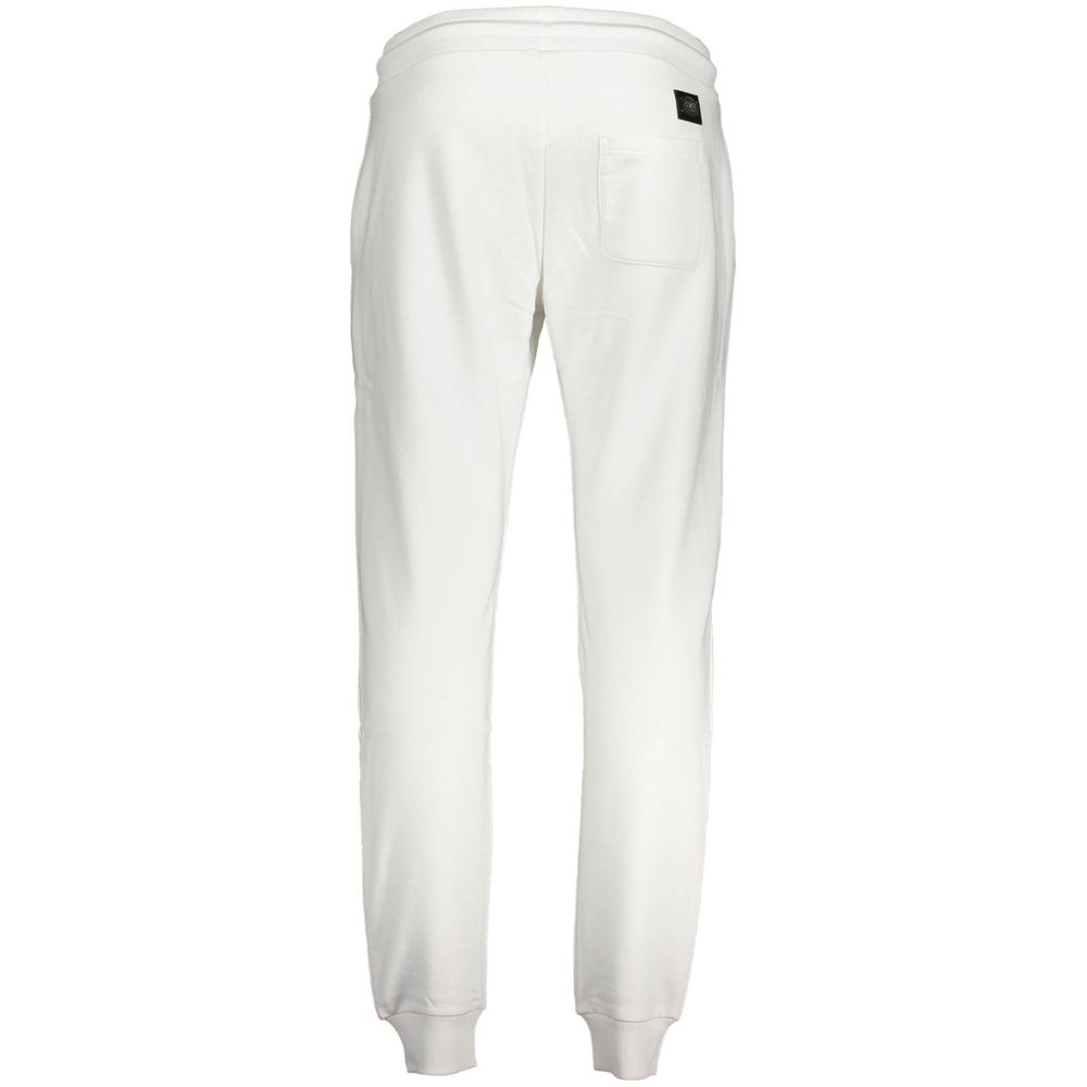 Cavalli Class White Cotton Pant