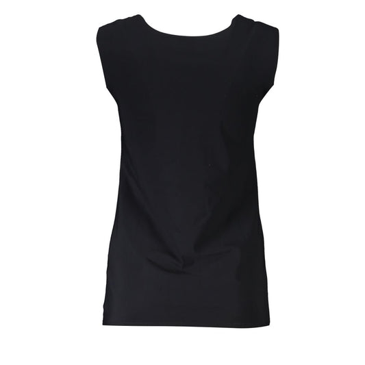 Patrizia Pepe Black Elastane Tank Top