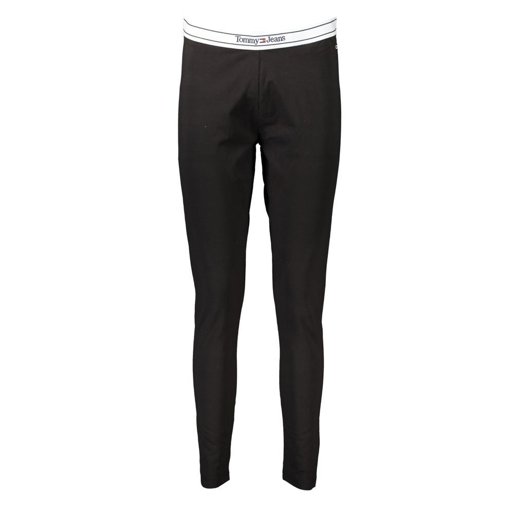 Tommy Hilfiger – Schwarze Baumwollhose