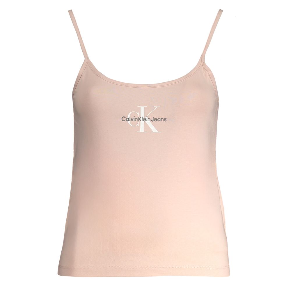 Calvin Klein – Rosafarbenes Baumwoll-Tanktop
